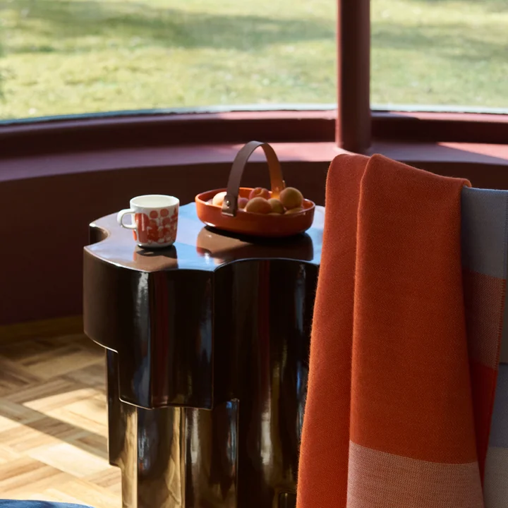 Marimekko - Oiva Koppa serving platter, terra / orange