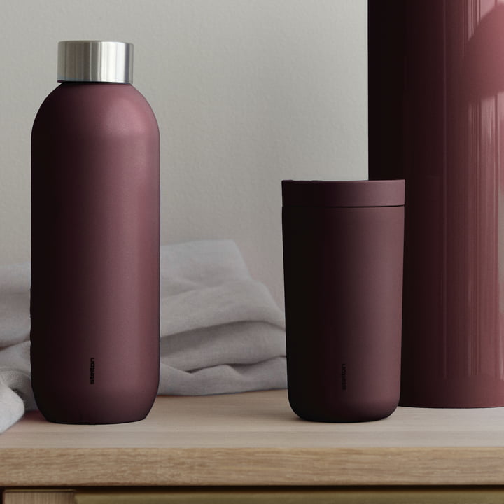 Stelton - To Go Click 0.2 l double-walled, berry