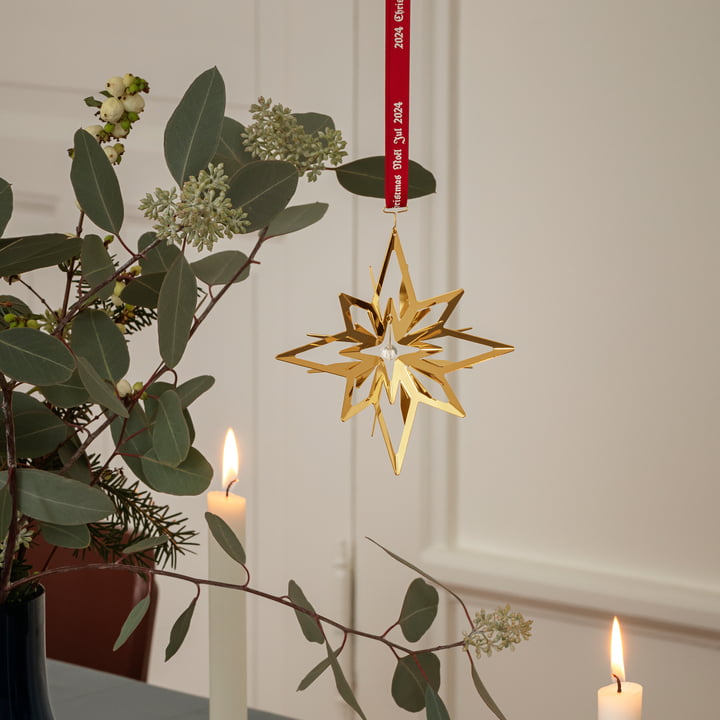 Georg Jensen - Christmas mobile Star 2024, gold