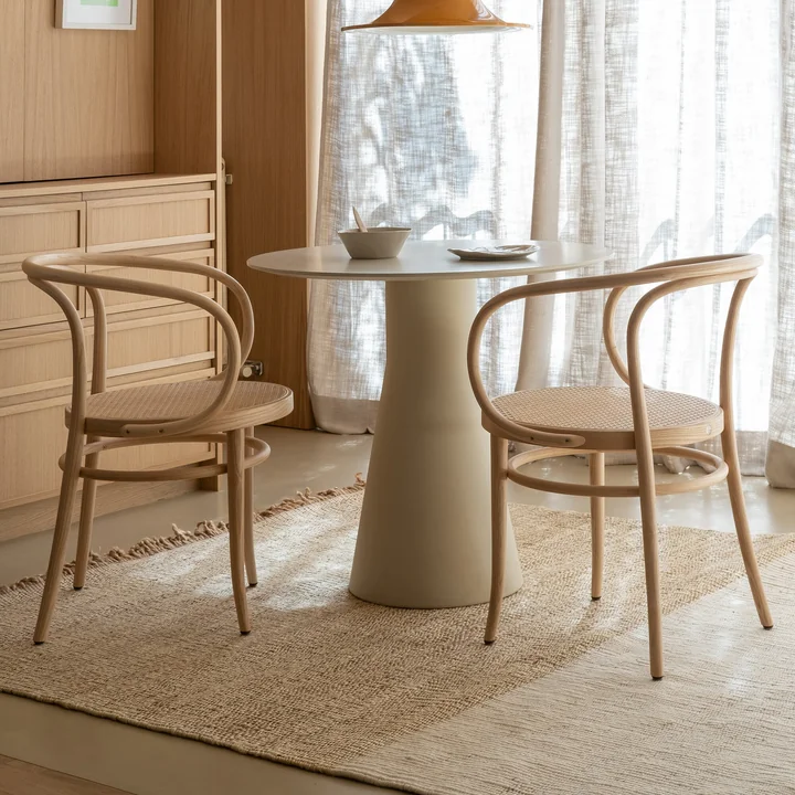 nanimarquina - Tres Stripes Vegetal rug, 170 x 240 cm, brown (Exclusive Edition)