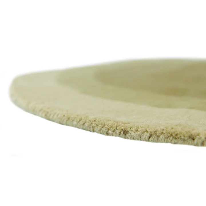 nanimarquina - Layers rug, Ø 80 cm, green (Exclusive Edition)