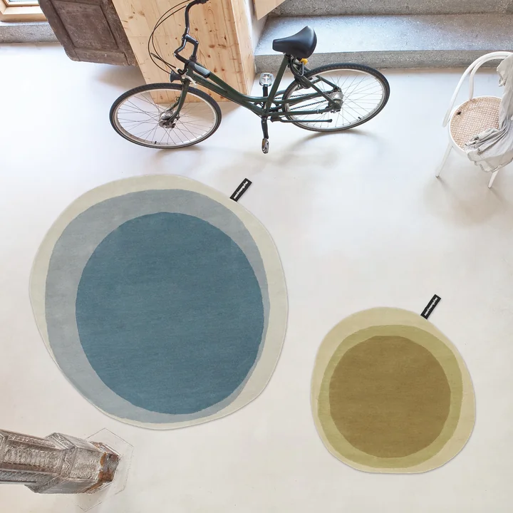 nanimarquina - Layers carpet, blue and green (Exclusive Edition)