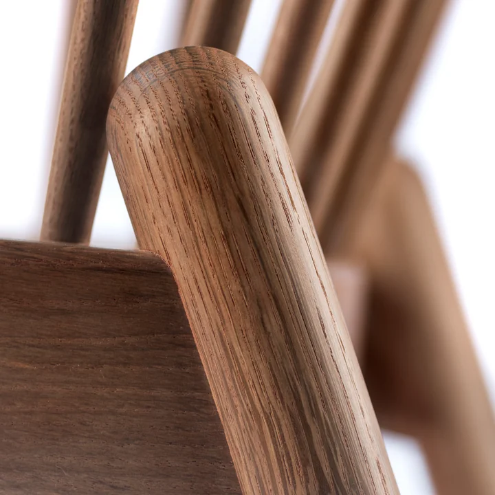 FDB Møbler - J166 Jørna armchair, smoked oiled frame