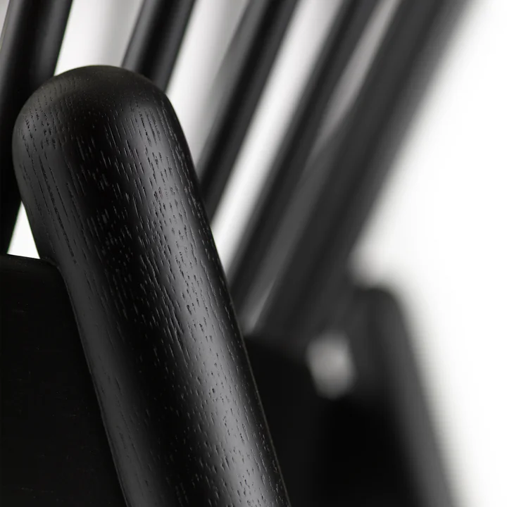 FDB Møbler - J166 Jørna armchair, jet black frame