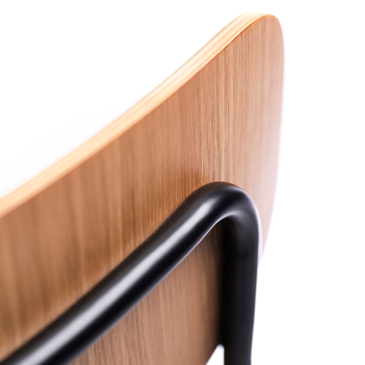 FDB Møbler - J182 Holmen chair, black / oak