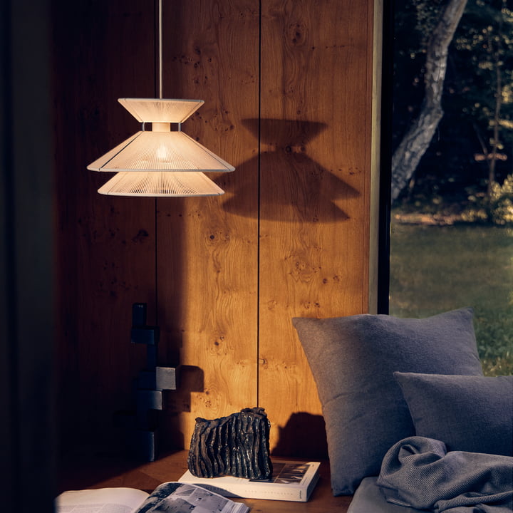 Frandsen - Kiku pendant light, white