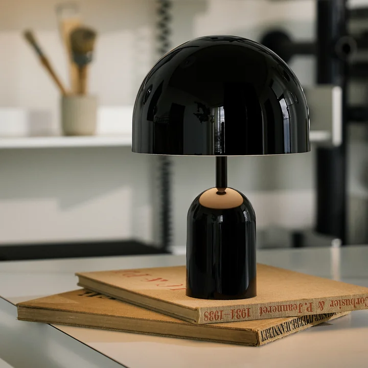 Tom Dixon - Bell LED table lamp with rechargeable battery, black