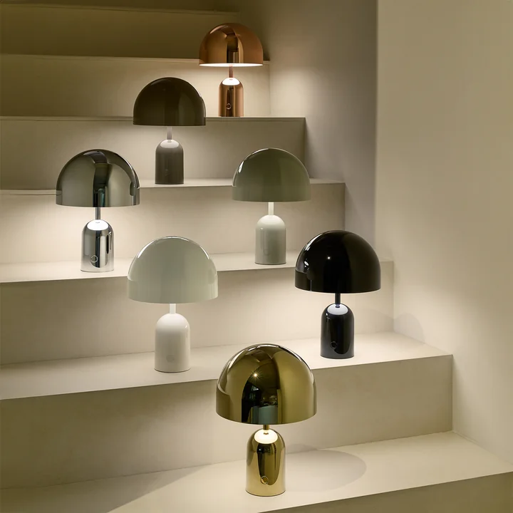 Tom Dixon - Bell LED table lamp with rechargeable battery, group