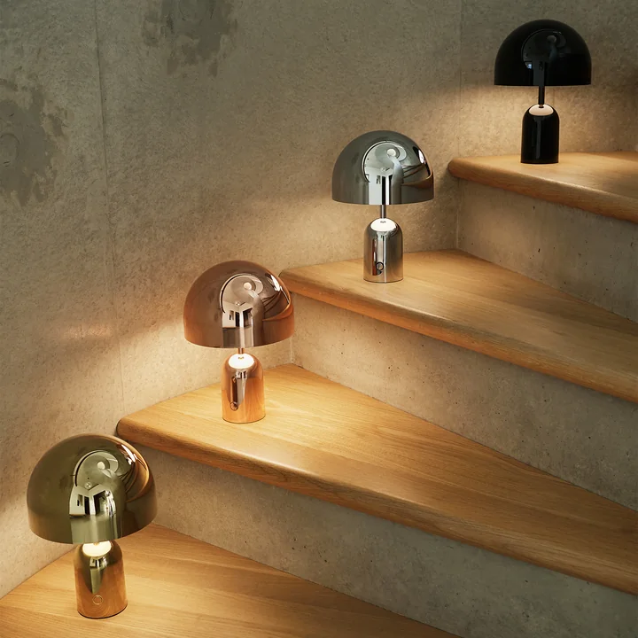 Tom Dixon - Bell LED table lamp with rechargeable battery, group
