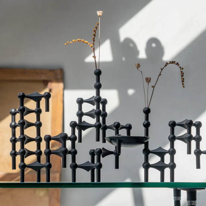 Stoff Nagel - Vase, black