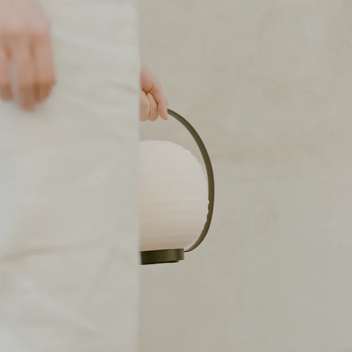 New Works - Lantern Portable table lamp with rechargeable battery