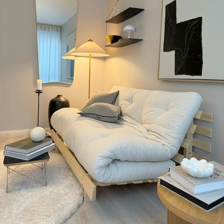 The Roots sofa bed from Karup Design is quick and easy to assemble