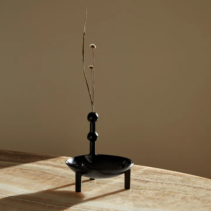 Candlestick and bowl from Stoff Nagel