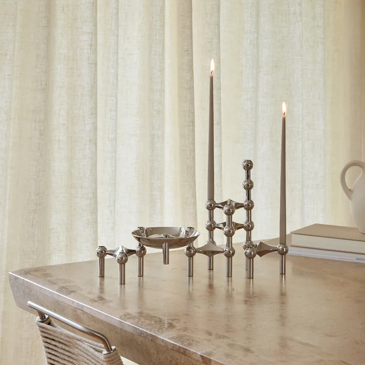 Candlestick and bowl from Stoff Nagel