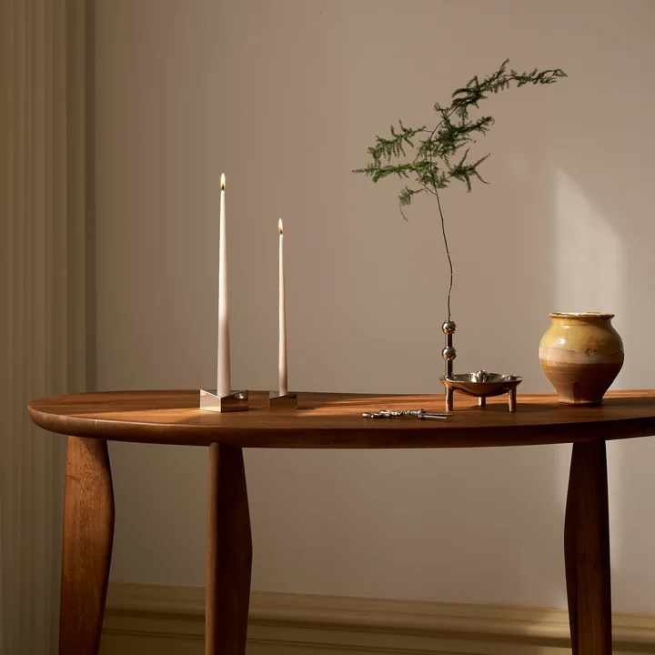 Candlestick and bowl from Stoff Nagel