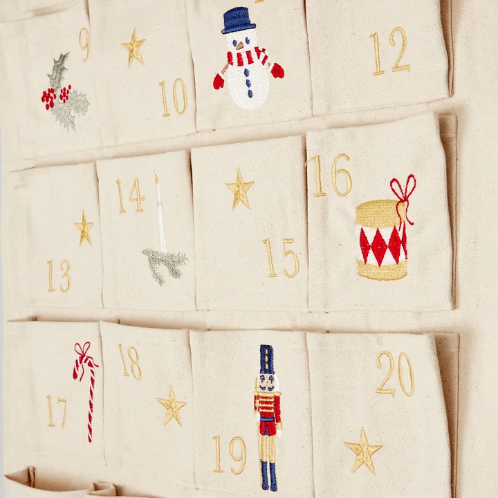 Christmas calendar, beige from Cam Cam Copenhagen