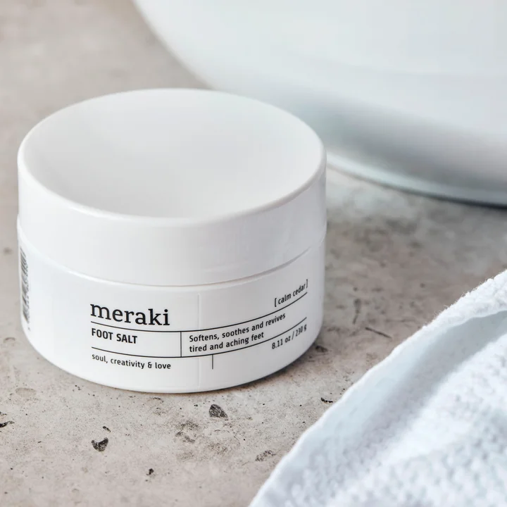 Meraki - Foot salt, Calm cedar, 200 ml
