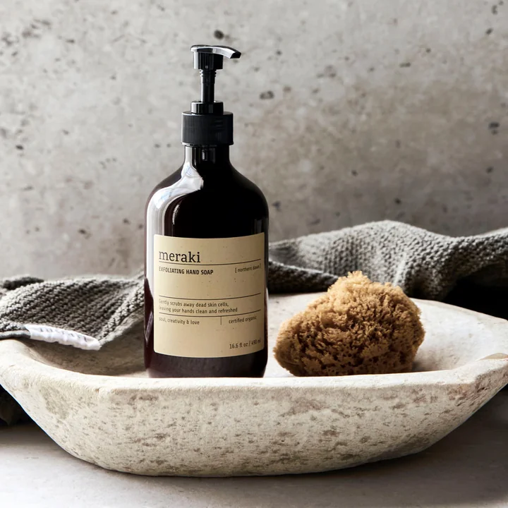 Meraki - Hand soap with scrub, Northern dawn, 490 ml