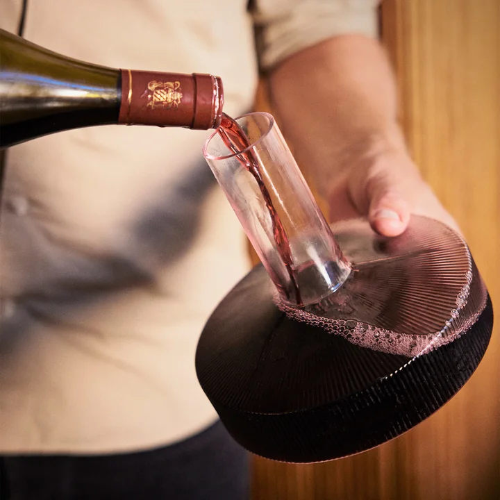 Ferm Living - Ripple Wine carafe, 1.1 l, clear