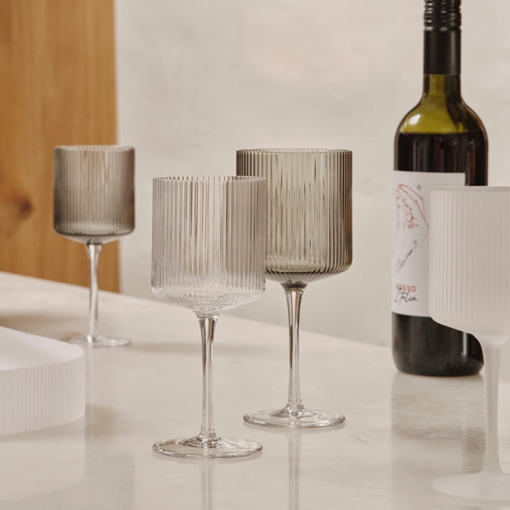 ferm Living - Ripple Wine glass