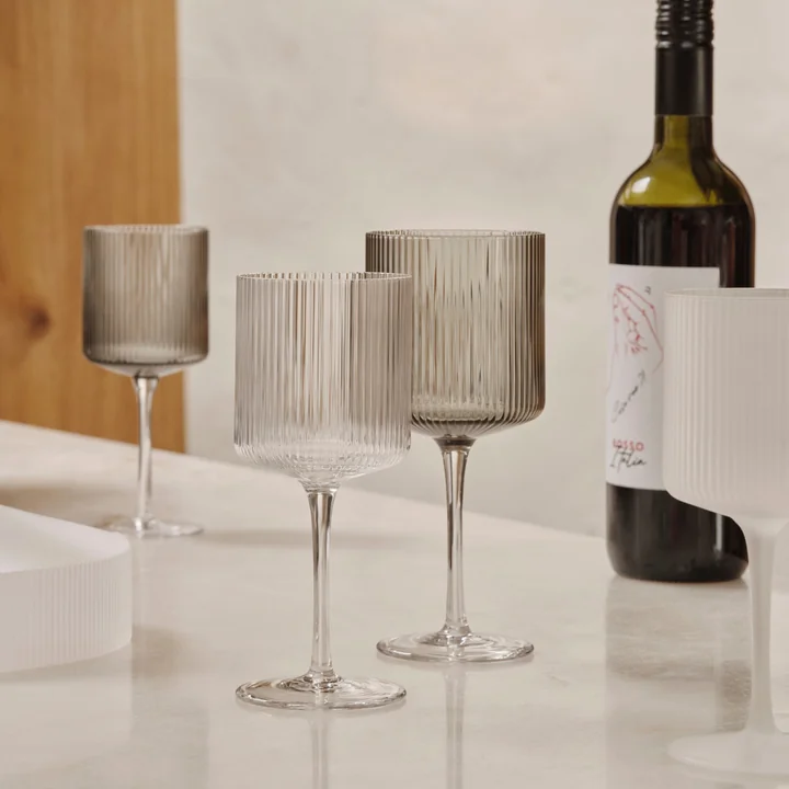 Ferm Living - Ripple Wine glass