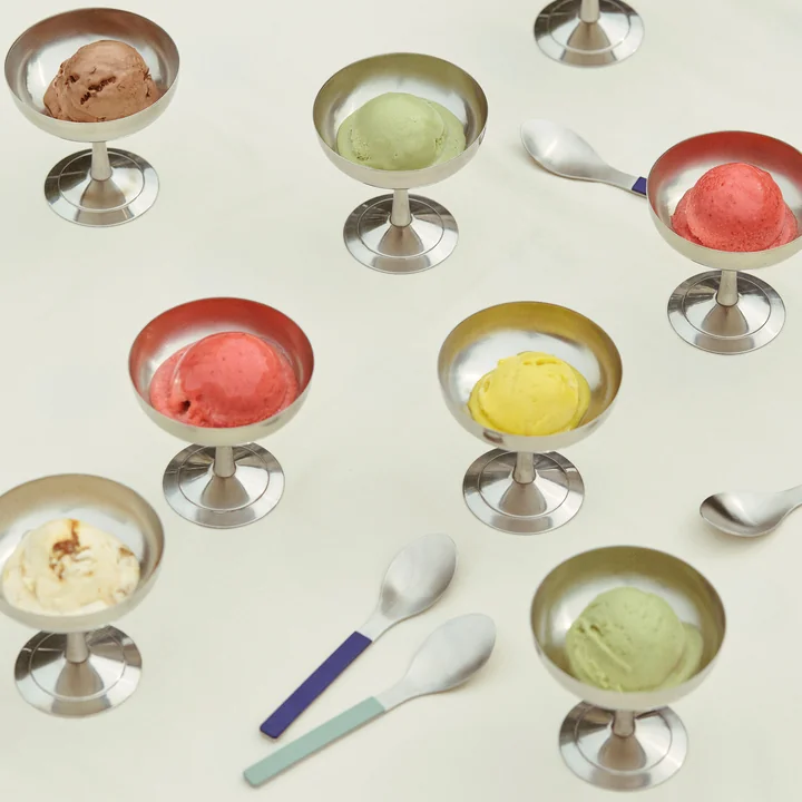 HAY - Italian ice cream cup, silver