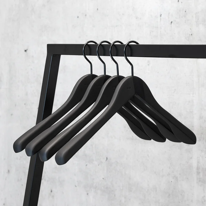 HAY - Soft Coat Coat hanger, black