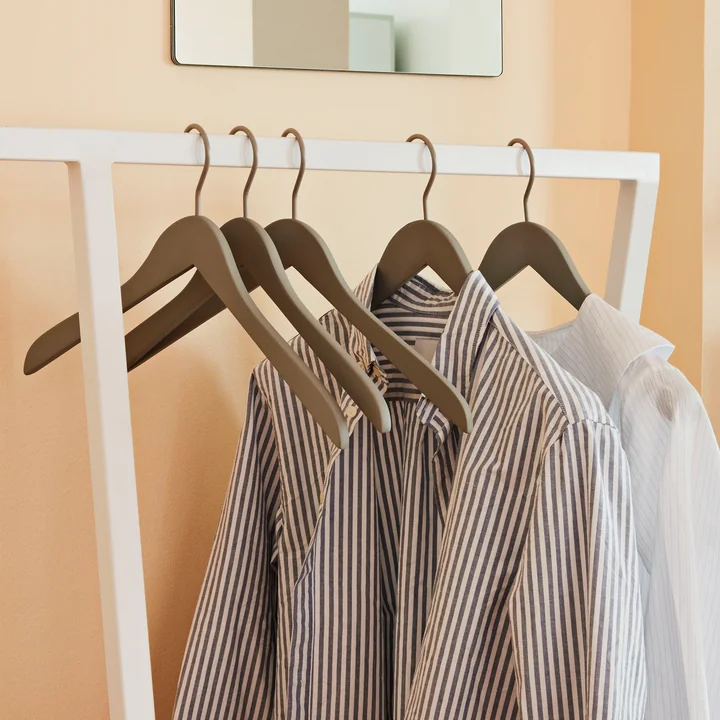 HAY - Soft Coat Slim Coat hanger, gray