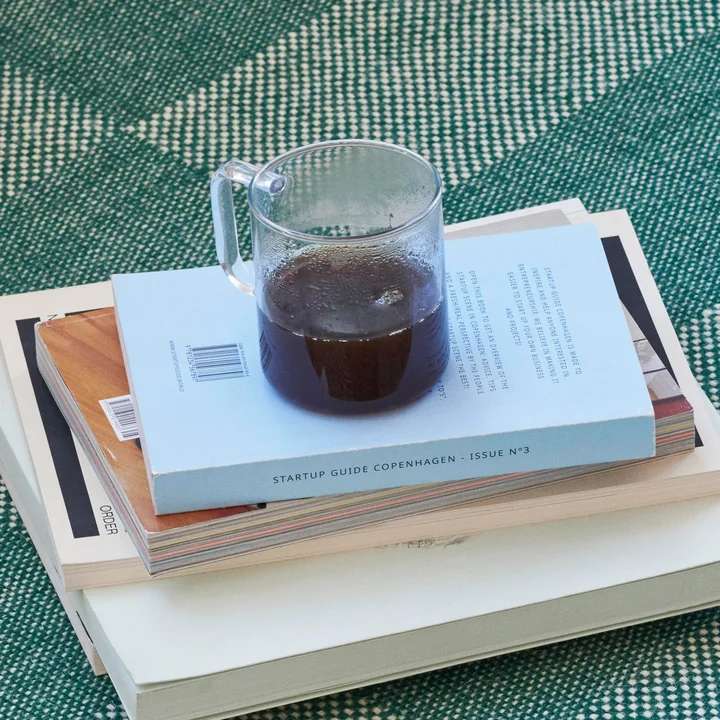 HAY - Glass coffee cup, clear