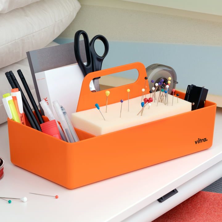 Vitra - Storage Toolbox recycled, tangerine