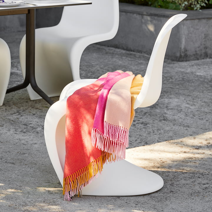 Vitra - Colour Block Blanket, pink / beige