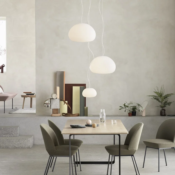 Muuto - Fluid pendant light, opal white