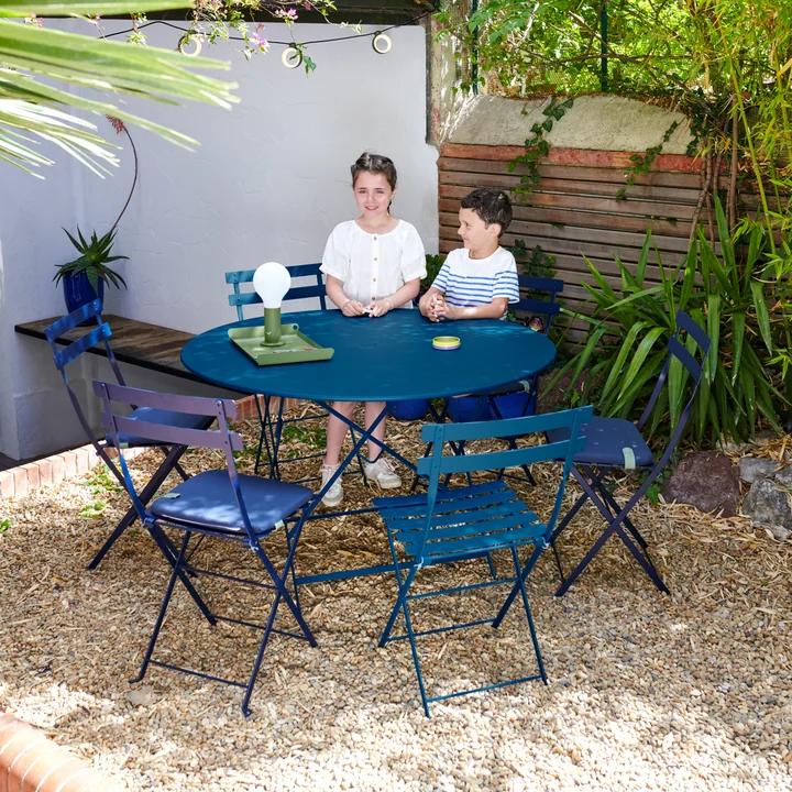 Fermob - Bistro Folding chair metal, acapulco blue