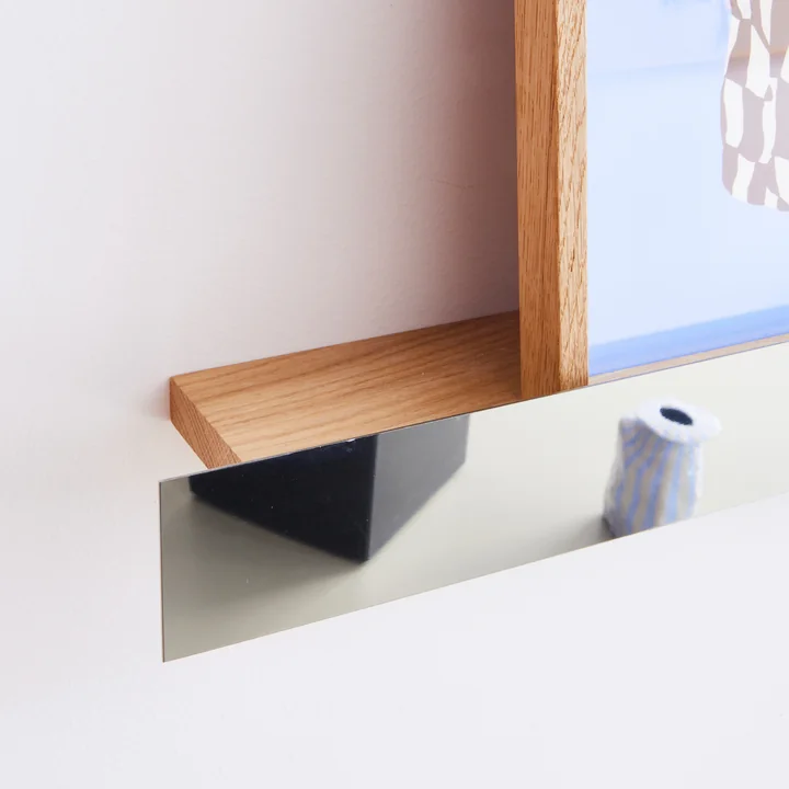 Paper Collective - Gallery Shelf, stainless steel