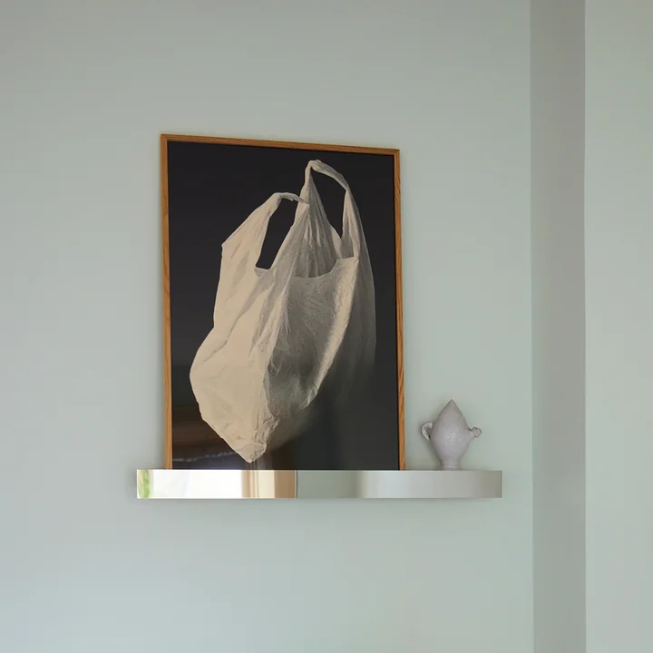 Paper Collective - Gallery Shelf, stainless steel