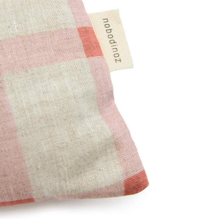 Nobodinoz - Vibes cushion M, 44 x 25 cm, tulips, pink