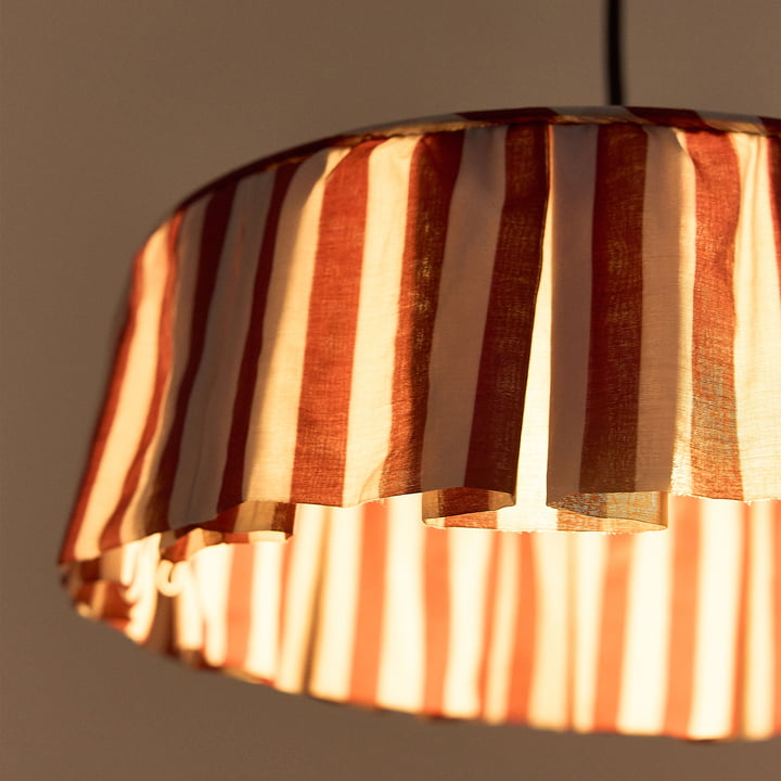 Nobodinoz - Vibes lampshade, Ø 40 cm, cotton, maroon