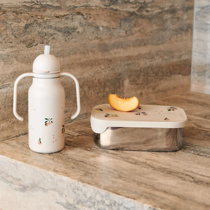 LIEWOOD - Arthur lunchbox with lid, peach / sea shell mix