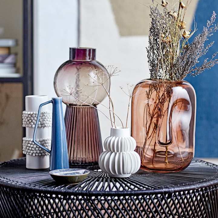 Bloomingville - White earthenware vases