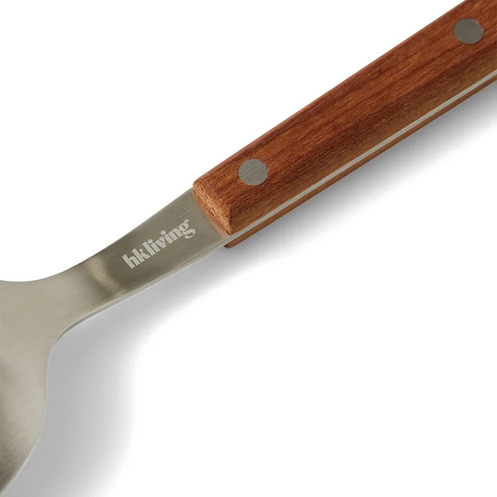 HKliving - 70's cutlery set, wood (set of 16)
