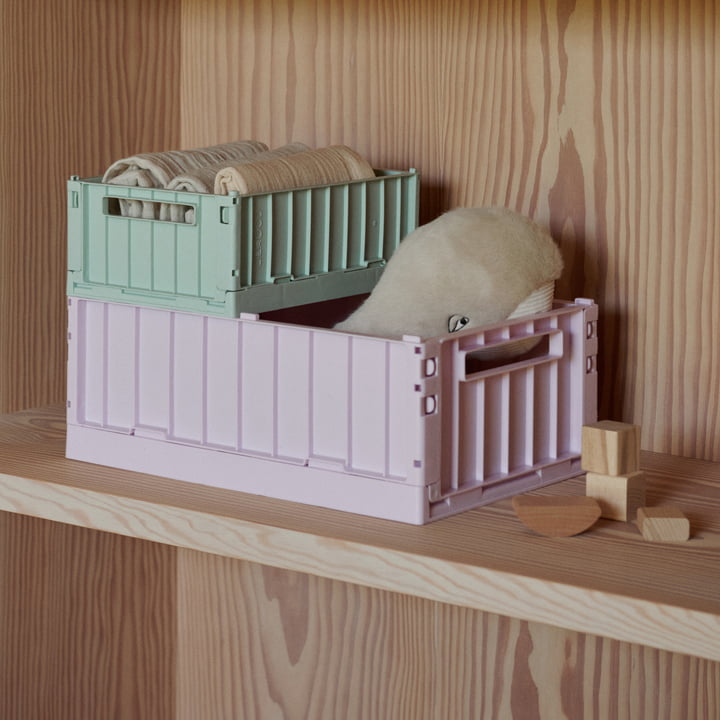 LIEWOOD - Weston storage box, light lavender / light peppermint