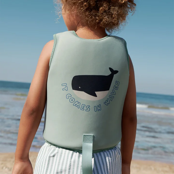 LIEWOOD - Dove Life jacket, it comes in waves / peppermint