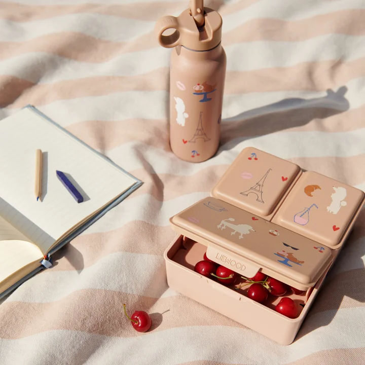 LIEWOOD - Driss lunch box, Paris, pale tuscany
