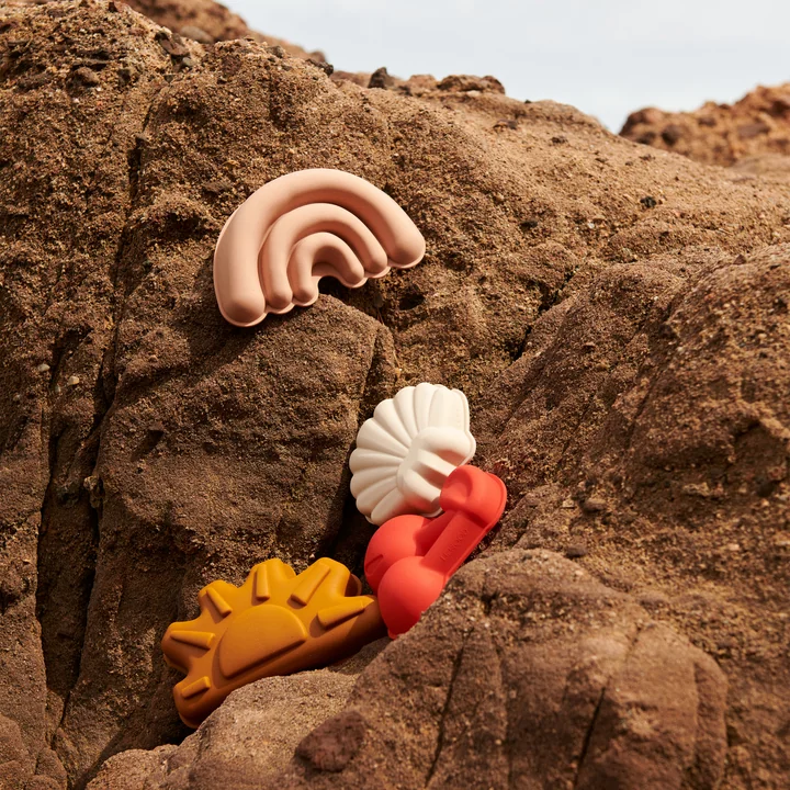 LIEWOOD - Gill Molds, Cherry / Apple blossom (set of 4)