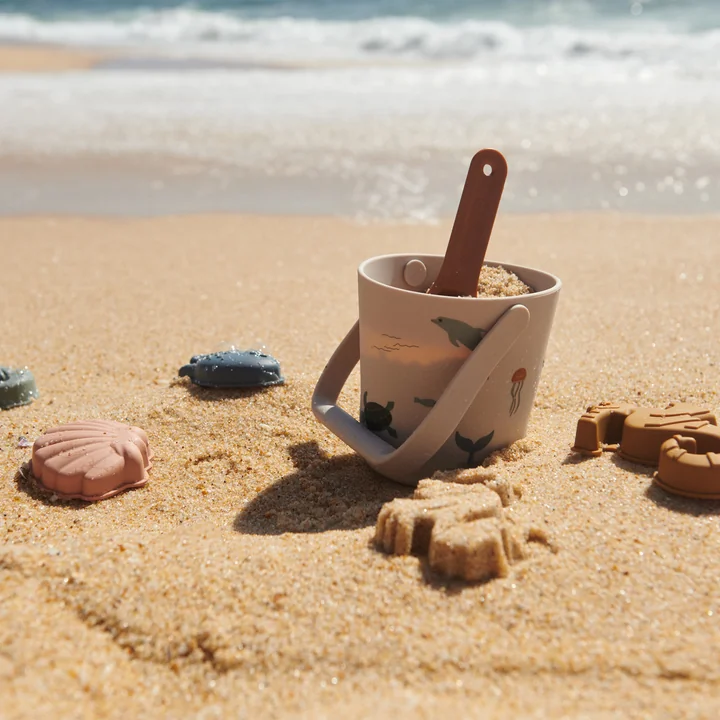 LIEWOOD - Gilma beach set, Sea Creature, sandy (6 pcs.)