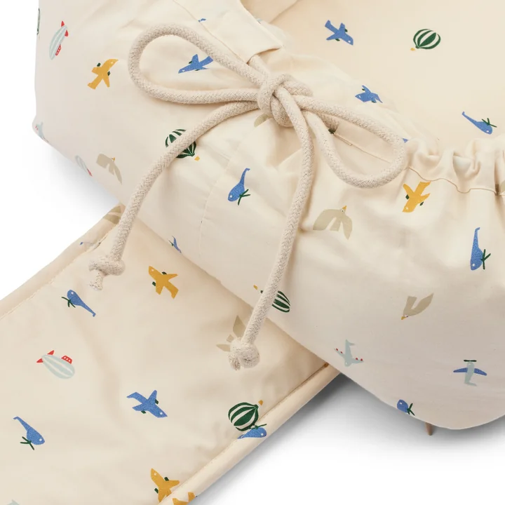 LIEWOOD - Gro Baby nest / baby carrier, classic, Aviator, ecru