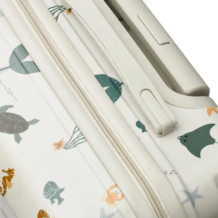LIEWOOD - Hollie Hardcase Suitcase, 40.5 x 40.5 cm, Sea Creature / sandy