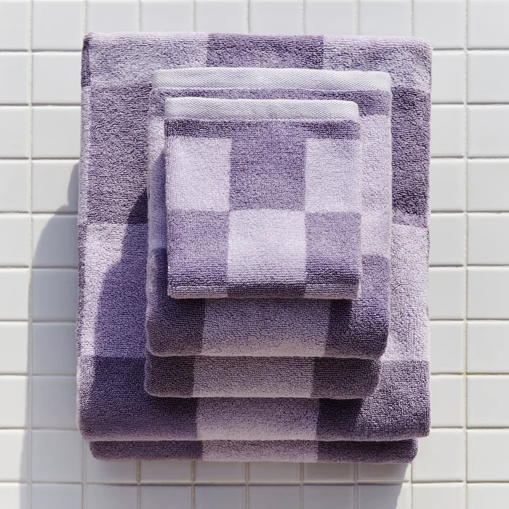 HAY - Check Towels, lavender