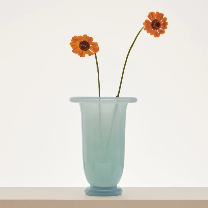 HAY - Empire Vase, medium, ice blue / light blue