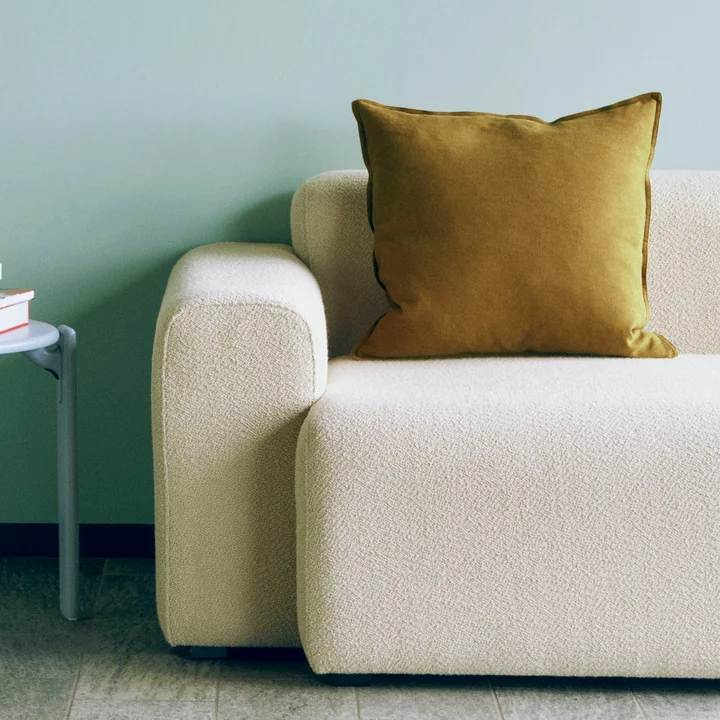 HAY - Linen Cushion, 50 x 50 cm, olive